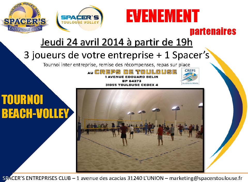 Tournoi de Beach Volley BGH Experts Comptables Toulouse, Muret